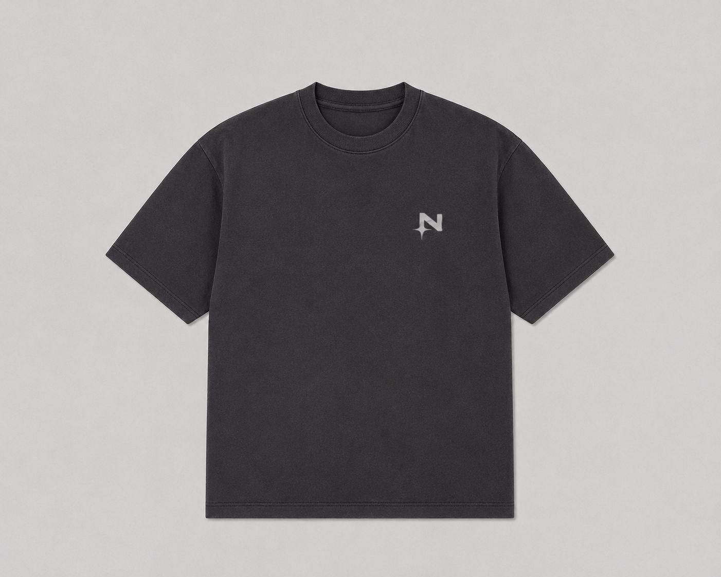 Camiseta ZHESTAR negra N — frontal